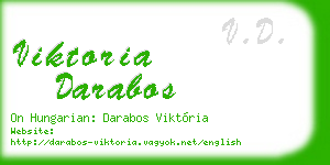 viktoria darabos business card
